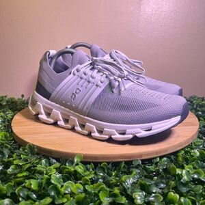 🔥 ON CLOUDSWIFT 3 ALLOY GLACIER GREY ATHLETIC MENS RUNNING SHOES SIZE 8